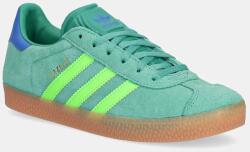 adidas Originals velúr sportcipő GAZELLE - türkiz 36