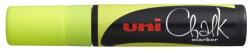 uni Krétamarker folyékony 15mm, Uni-Posca PWE-17K fluor sárga (2UPWE17KFLS) - tonerpiac