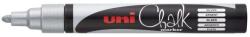 uni Krétamarker folyékony 1, 8-2, 5mm, Uni-Posca PWE-5M ezüst (2UPWE5ME) - tonerpiac