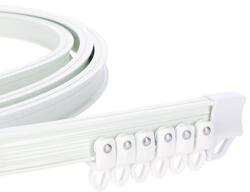 AFK Rugalmas mennyezeti függönysín szett (1 soros) fehér - 300 cm (5904006048514)