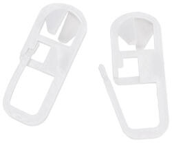 AFK AFK Műanyag mennyezeti függönysínhez - Kattintós akasztó (20 db) fehér (5900652036257)