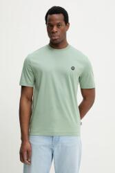 BOSS pamut póló - zöld M - answear - 51 990 Ft