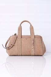 Michael Kors Romee small bézs velúr kézitáska, 18.4×19×31.1cm (30F5G1ZS1S HUSK)