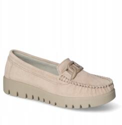 Filippo Mokaszin, DP3334, bézs, Size 41, elegáns, lakkozott (DP3334/24BE)