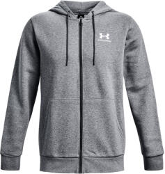 Under Armour Essential Fleece Full Zip Hood férfi edzőfelső melegítőfelső S szürke