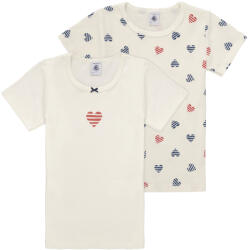 Petit Bateau Tricouri mânecă scurtă Fete TSMC X2 Petit Bateau Alb 5 ani