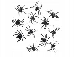 Boland Pók dekoráció Halloweenre, 12 db, 5×6cm (74466)