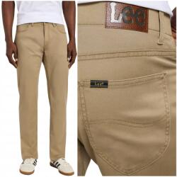 Lee Straight Fit MVP, Size W32 L34, khaki, férfi nadrág, Extreme Motion, streccs anyag (L72BBGA96)