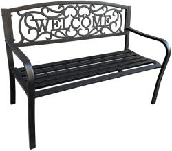 Fancy Garden Irys Welcome Fém Kerti Pad Fekete (AKO-LAWOGRIRYSCZAR)