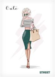 STREET Füzet STREET Cute A5 54 lapos vonalas (63135) - tonerpiac