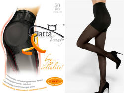 Gatta Harisnyanadrág, Gatta Bye Cellulite, 50 Den, Size 5-XL, fekete
