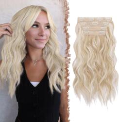  Feshfen Felcsatolható Melír, csipesszel, 4 db, hosszú, hullámos (LPNHE938838836)