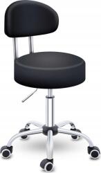  Kozmetikai szék, forgó, állítható magasság, háttámlával, lila színű (ABH-009)