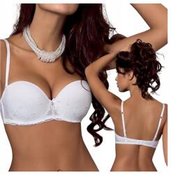 Konrad Push-Up thermo modellező melltartó, tüll Carmelia, Size 80B, fehér