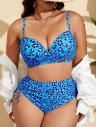 Shein Kétrészes Fürdőruha, pöttyös, Size 44, 82% poliészter, 18% elasztán