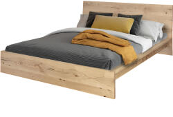 OS ORSET tömörfa franciaágy - tölgy Méret: 140x200