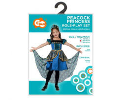 GoDan Costum carnaval Printesa Paun pentru copii, mărime 120/130 cm (7-8 ani) GD1629 Costume bal mascat copii (GD1629) Costum bal mascat copii