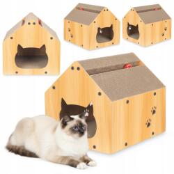 Coil Kaparófa Macskaház, MDF, játékkal, 40×35×34, 5cm (C0770)