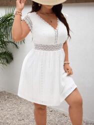 Shein CC15201 Shein Áttört Ruha Térdig Érő Csipke (46) 44