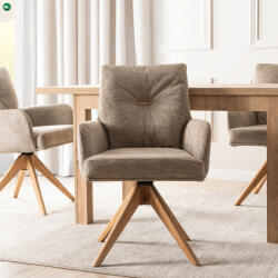 Mebel Elite Forgó Étkezőszék Barna Színben. BIANCO