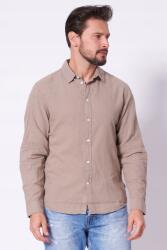 Pepe Jeans barna lenvászon ing, Size XL, 55% len, 45% pamut (PM308844 833 ARNAU)