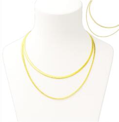 Modeus Nyaklánc, arany, vipera lánc, celeb 2in1, női (GK-1)