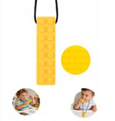  Gryzóka Logopédiai Ortodonciai Terápiás Nyaklánc Medál Kocka (Uxxu5242)