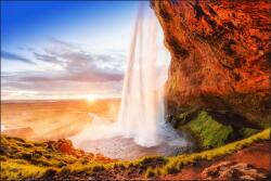 Muralo Fali fotótapéta vízesés naplemente, 90x135cm, flizelin, ragasztóval (MF_1297_VE135-90)