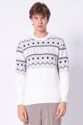 GUESS Pulóver, fehér, Guess logóval, poliészter, akril, gyapjú (M5BR61 Z4142 G012)
