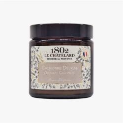Le Chatelard 1802 Szója illatgyertya, Finom Kasmír, 80g, kókuszolaj (3760076656729)