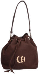 CHIARA I 5056 barna velúr rostbőr táska