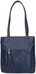 Karen 2519 kék rostbőr táska