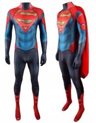 Hopki Superman Jelmez, 158/164, bőr, farsangra, piros köpeny