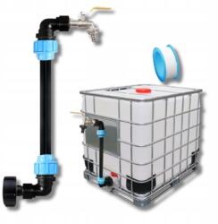  Mauzer csaptelep, 3/4, esővízgyűjtő tartályhoz, lefolyó hordó (Kran Do Mauzera 3/4 Wysoki Kran Do Zbiornika)