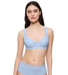 Triumph Amourette Whp kék melltartó, Size 80 F, virágmintás csipke, merevített (10209584)