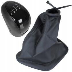 Dlaauta Váltógomb + gumiharang, fekete, 6 sebesség, Mercedes Sprinter II, VW Crafter I