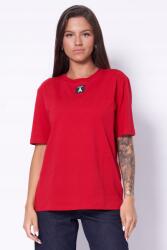 Patrizia Pepe Piros pamut póló, 8M1612 J089 II, női, regular fit (8M1612 J089 R863)