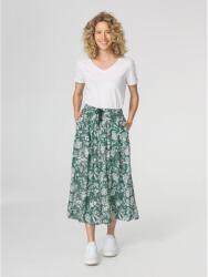 TBS Janiejup női midi szoknya 40 fehér|zöld
