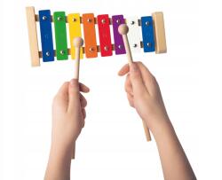 Playtive Hangszer szett, cimbalom, tambura, fa, fém, gumi, 8 elem (L391233S1)