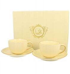 Duo Ice Cream csésze szett, 220 ml, ekrü, kerámia (5902693922698)