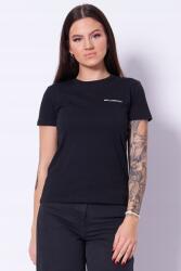 Karl Lagerfeld fekete pamut póló, Size M, 100% organikus pamut (245W1714 999)