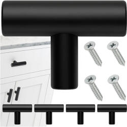 Modeus 4X Fogantyú Szekrényekhez Fekete Bútorfogantyú Szekrény Bútorfogantyú (ID 703)