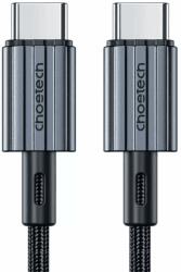 Choetech Cablu USB type C - USB type C PD 60W 3A 2m negru textil Choetech XCC-1015-BK (XCC-1015-BK) - pretexpert
