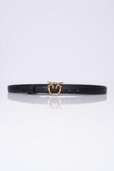 Pinko Öv, fekete bőr, arany csattal, Size S (100125 A0F1 Z99Q)