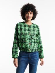 Reserved IC27106 Tweed Kabát Kockás Mintával, Arany Gombokkal, Hajtókákkal (46) Xs