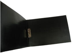  Mappa villámzáras A/3 pvc fekete (IVVMA3)