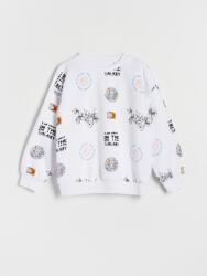 Reserved fiú melegítőfelső, fehér, Size 134, pamut, poliészter