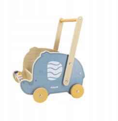Viga Toys fából készült tolókocsi elefánt 44031 (440311)