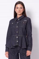 KARL LAGERFELD sötétkék farmer ing A3W14001, Size S (A3W14001 D24)