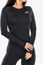 Under Armour HeatGear Authentics Compression LS Női felső - black/white - L